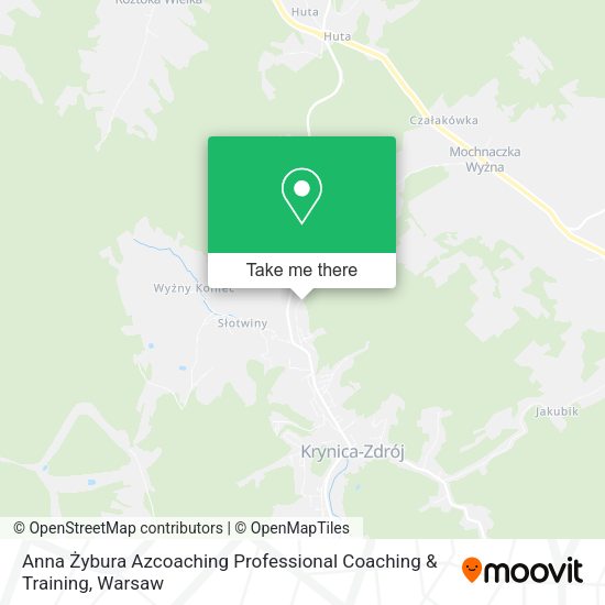 Anna Żybura Azcoaching Professional Coaching & Training map