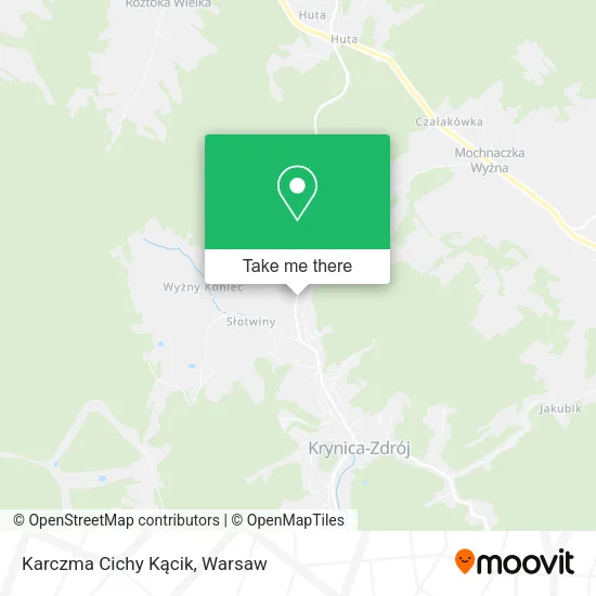 Карта Karczma Cichy Kącik
