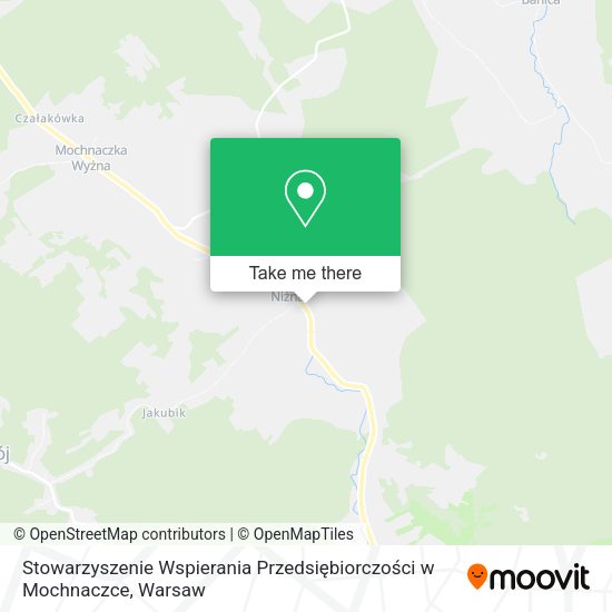 Stowarzyszenie Wspierania Przedsiębiorczości w Mochnaczce map