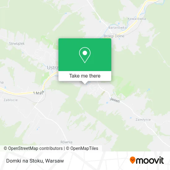 Карта Domki na Stoku