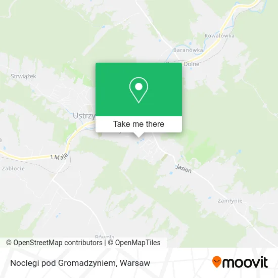 Карта Noclegi pod Gromadzyniem