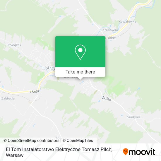 El Tom Instalatorstwo Elektryczne Tomasz Pilch map