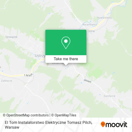 Карта El Tom Instalatorstwo Elektryczne Tomasz Pilch