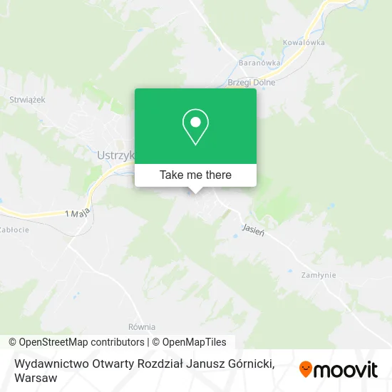 Карта Wydawnictwo Otwarty Rozdział Janusz Górnicki