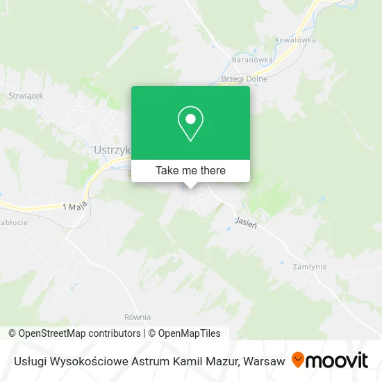 Карта Usługi Wysokościowe Astrum Kamil Mazur