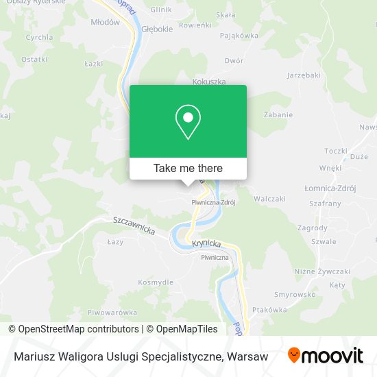 Mariusz Waligora Uslugi Specjalistyczne map