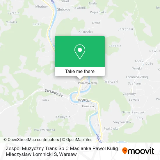Zespol Muzyczny Trans Sp C Maslanka Pawel Kulig Mieczyslaw Lomnicki S map