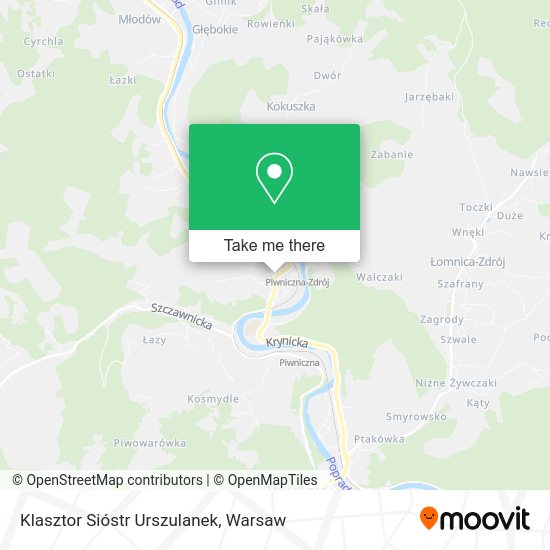 Klasztor Sióstr Urszulanek map