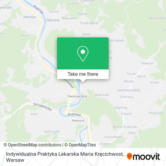 Indywidualna Praktyka Lekarska Maria Kręcichwost map