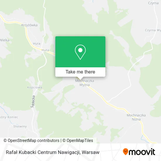 Карта Rafał Kubacki Centrum Nawigacji