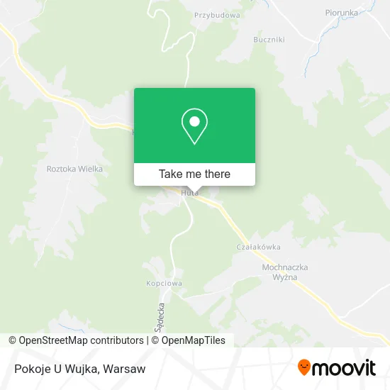 Карта Pokoje U Wujka