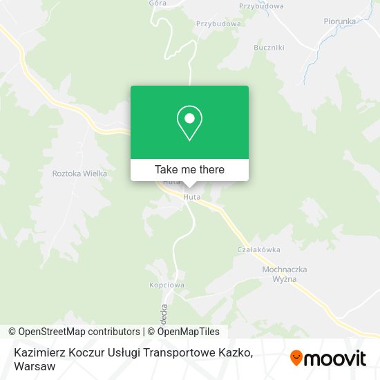 Kazimierz Koczur Usługi Transportowe Kazko map