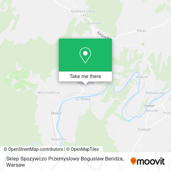 Sklep Spozywczo Przemyslowy Boguslaw Bendza map