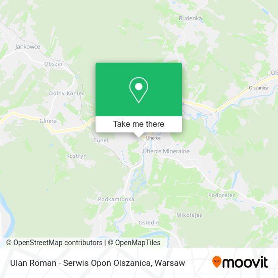 Ulan Roman - Serwis Opon Olszanica map