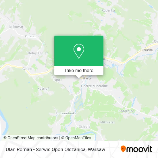Карта Ulan Roman - Serwis Opon Olszanica