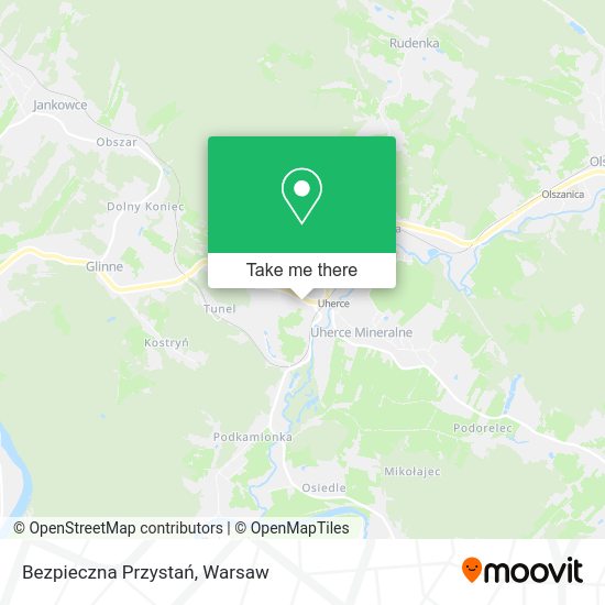 Bezpieczna Przystań map