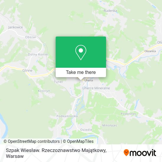 Szpak Wiesław. Rzeczoznawstwo Majątkowy map