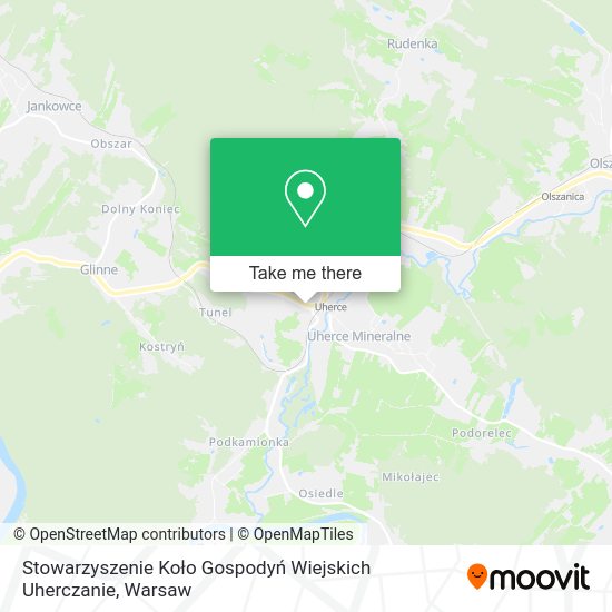 Stowarzyszenie Koło Gospodyń Wiejskich Uherczanie map