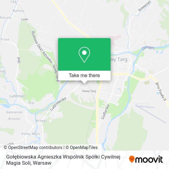 Gołębiowska Agnieszka Wspólnik Spółki Cywilnej Magia Soli map