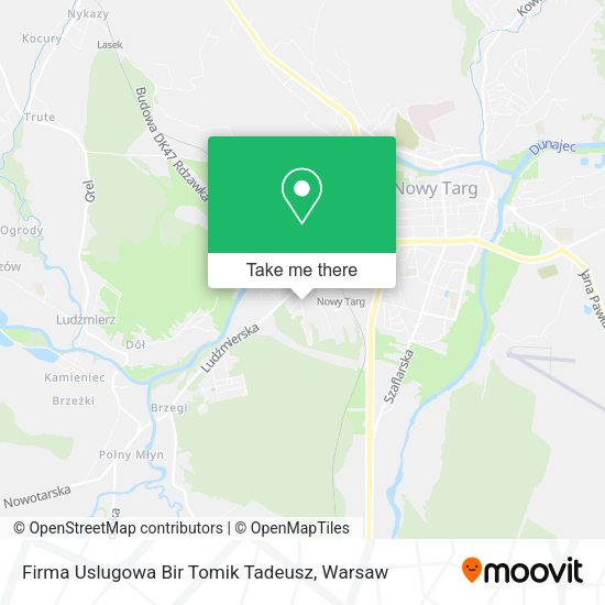 Firma Uslugowa Bir Tomik Tadeusz map