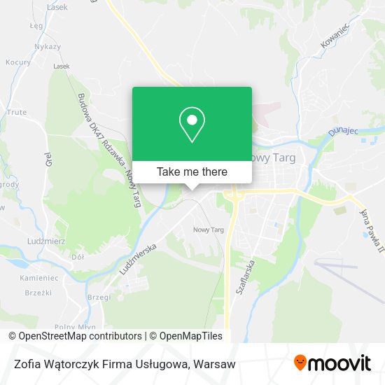 Zofia Wątorczyk Firma Usługowa map