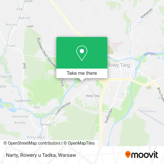 Карта Narty, Rowery u Tadka