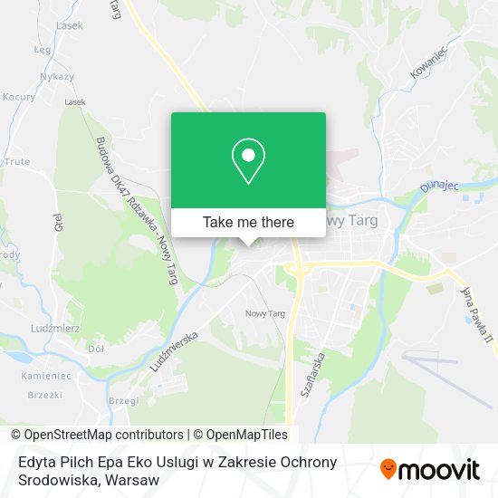 Edyta Pilch Epa Eko Uslugi w Zakresie Ochrony Srodowiska map