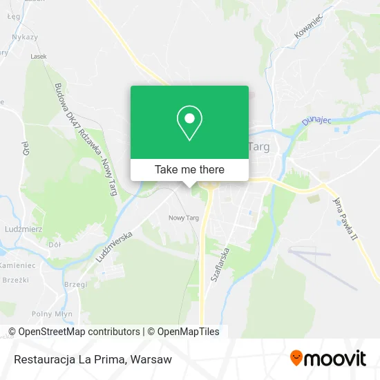 Карта Restauracja La Prima