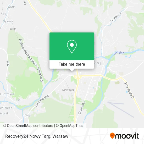 Карта Recovery24 Nowy Targ