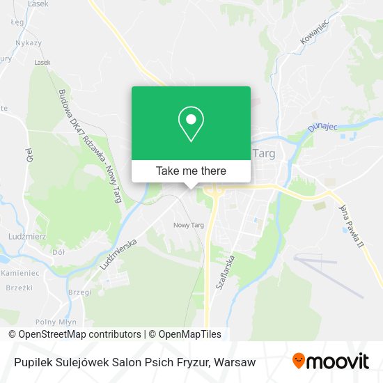 Pupilek Sulejówek Salon Psich Fryzur map