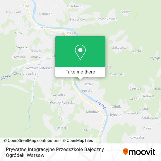 Prywatne Integracyjne Przedszkole Bajeczny Ogródek map