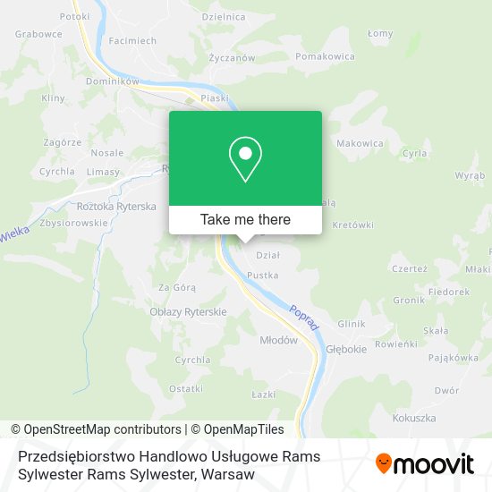 Przedsiębiorstwo Handlowo Usługowe Rams Sylwester Rams Sylwester map