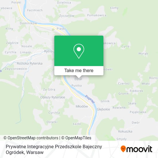 Prywatne Integracyjne Przedszkole Bajeczny Ogródek map