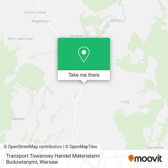 Transport Towarowy Handel Materialami Budowlanymi map