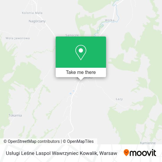 Usługi Leśne Laspol Wawrzyniec Kowalik map