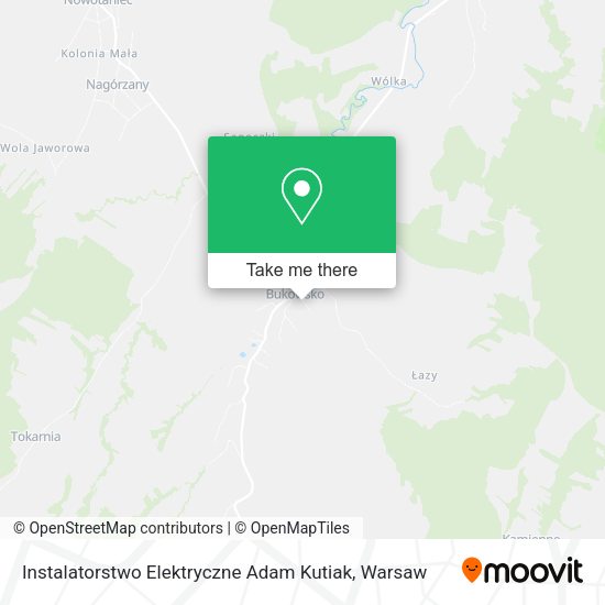 Instalatorstwo Elektryczne Adam Kutiak map