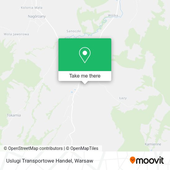 Uslugi Transportowe Handel map