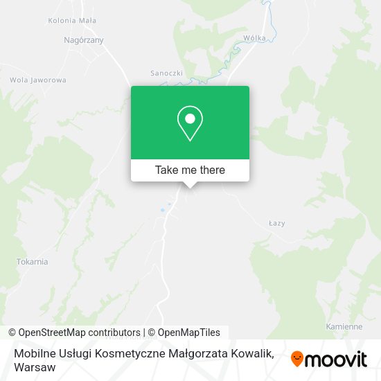 Mobilne Usługi Kosmetyczne Małgorzata Kowalik map