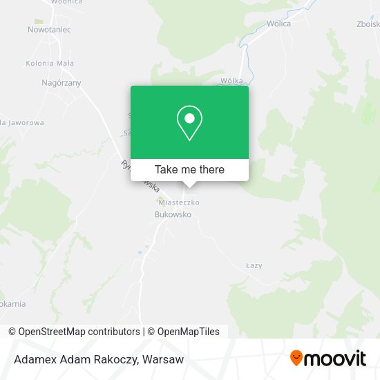 Adamex Adam Rakoczy map