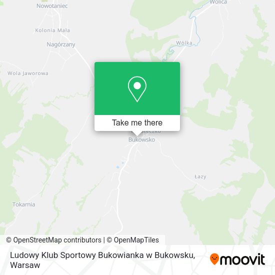 Ludowy Klub Sportowy Bukowianka w Bukowsku map