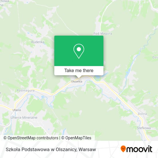 Szkoła Podstawowa w Olszanicy map