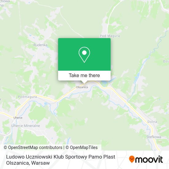 Ludowo Uczniowski Klub Sportowy Pamo Plast Olszanica map