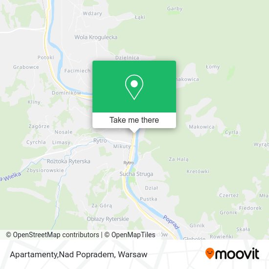 Apartamenty,Nad Popradem map