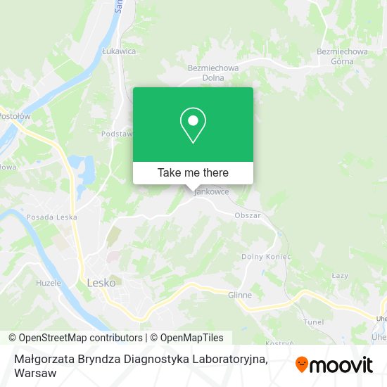 Małgorzata Bryndza Diagnostyka Laboratoryjna map