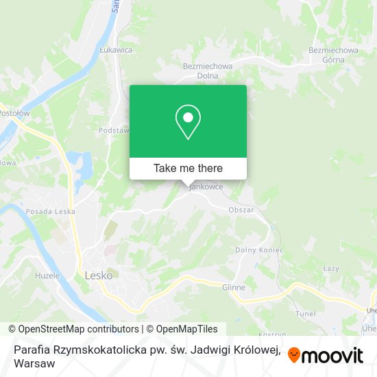 Parafia Rzymskokatolicka pw. św. Jadwigi Królowej map