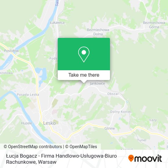 Łucja Bogacz - Firma Handlowo-Usługowa-Biuro Rachunkowe map