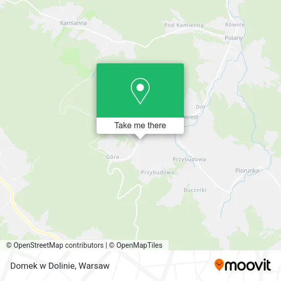 Карта Domek w Dolinie