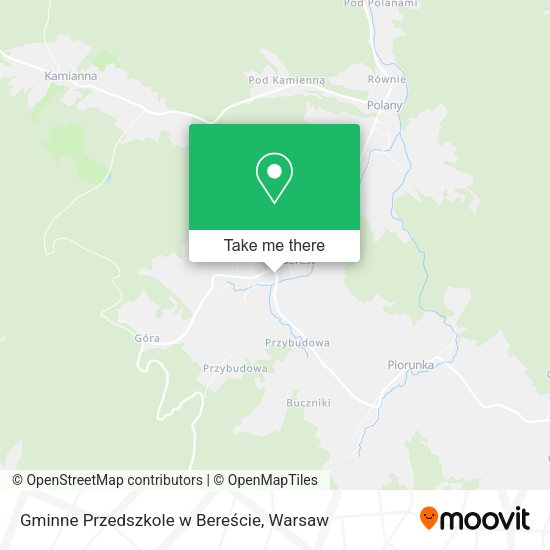 Gminne Przedszkole w Bereście map