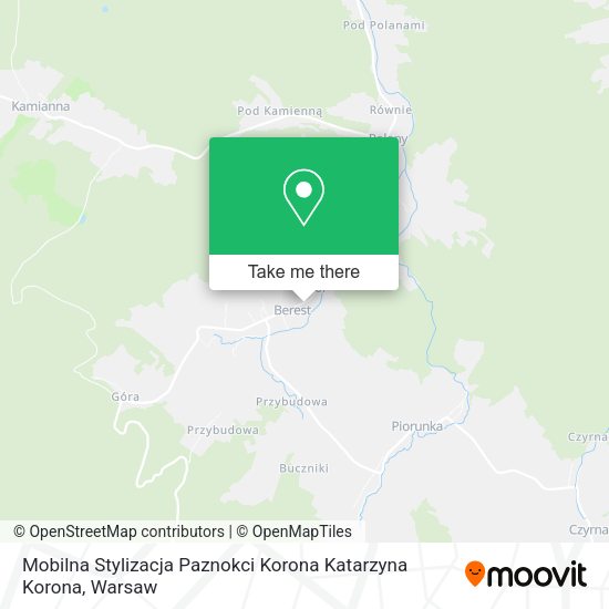 Mobilna Stylizacja Paznokci Korona Katarzyna Korona map