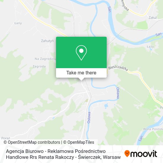 Agencja Biurowo - Reklamowa Pośrednictwo Handlowe Rrs Renata Rakoczy - Świerczek map